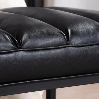 Metal Base Upholstered Bench For Bedroom For Entryway