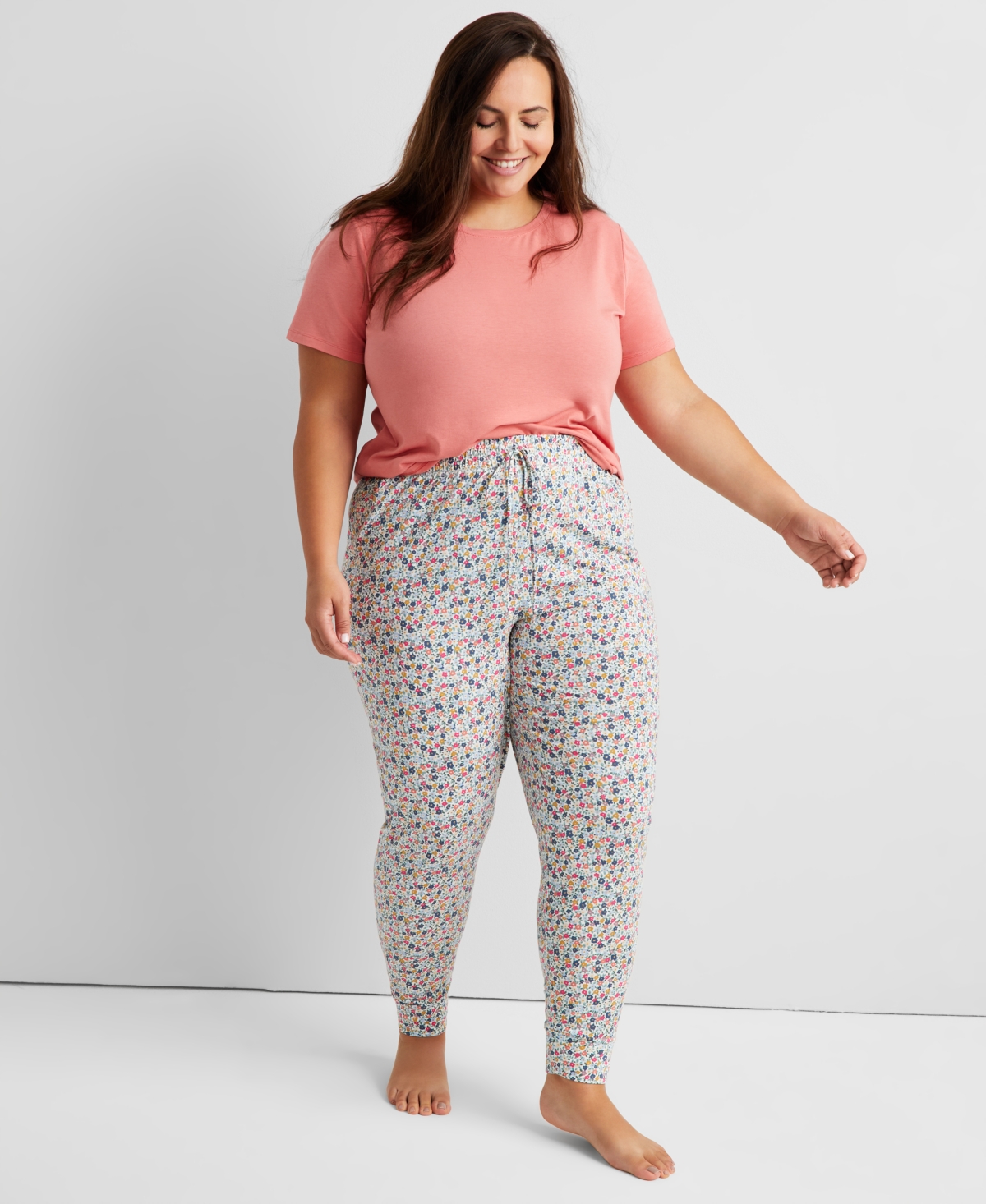 State of Day Printed Jogger Pajama Pants Xs-3X, Created for Macy's