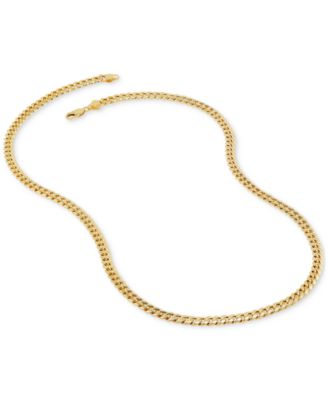 Lightweight Miami Cuban Link 24" Chain Necklace (6mm) in 10k Gold