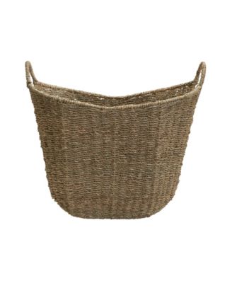 Natural Seagrass Basket with Handles