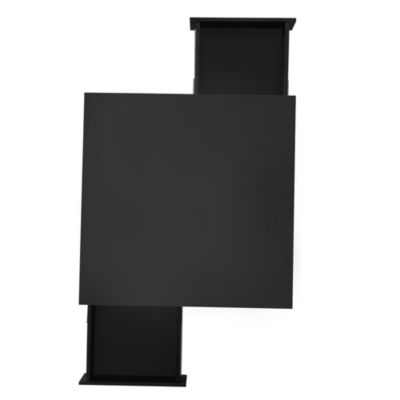 Exquisite 2-tier coffee table with gold legs