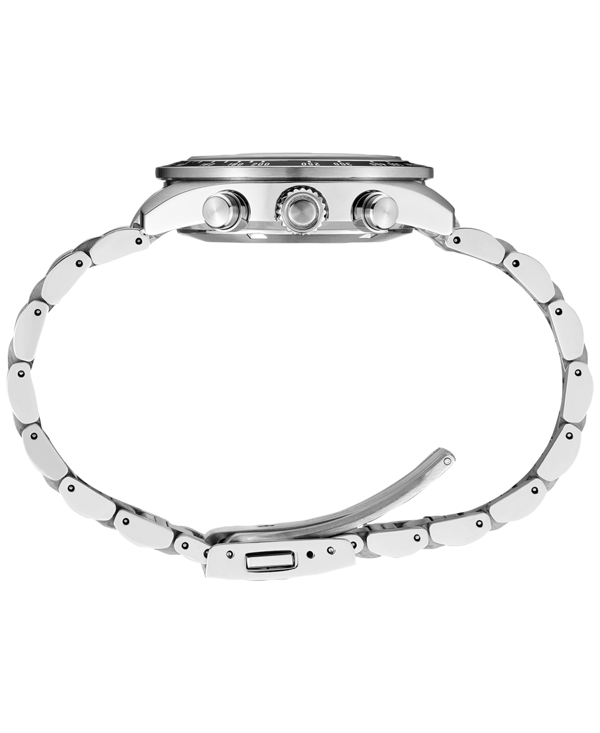 Seiko Men's Chronograph Solar Prospex Speedtimer Stainless Steel Bracelet Watch 41mm In Silver