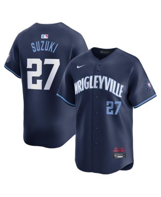 Nike Men's Seiya Suzuki Navy Chicago Cubs City Connect Limited
