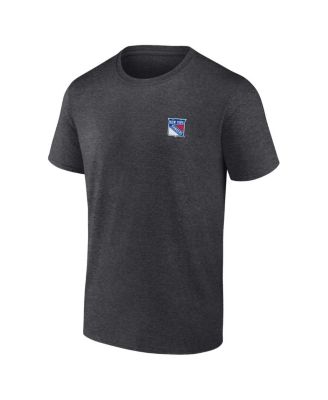 Men's Heather Charcoal New York Rangers Backbone T-Shirt