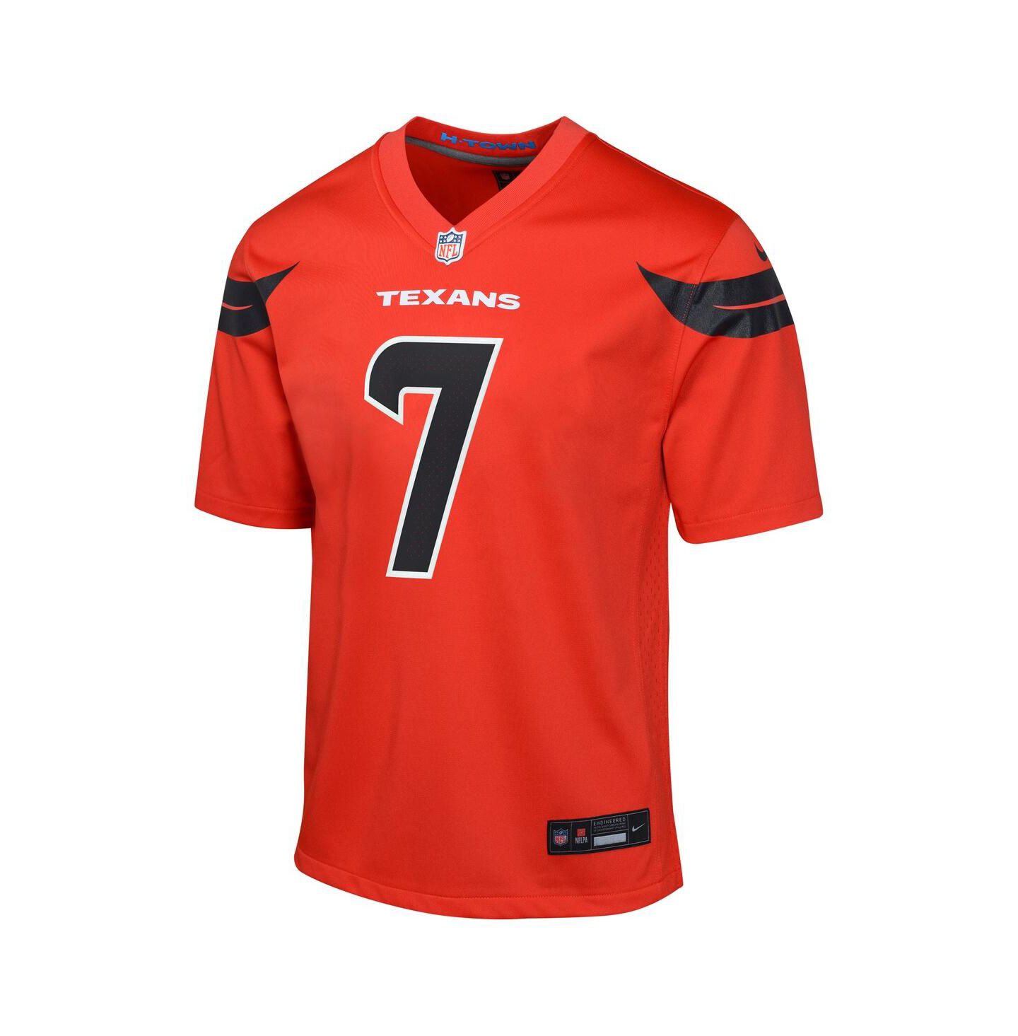 Детская игровая джерси Nike C.J. Stroud Houston Texans Alternate, цвет: Тёмно-синий — фото 4