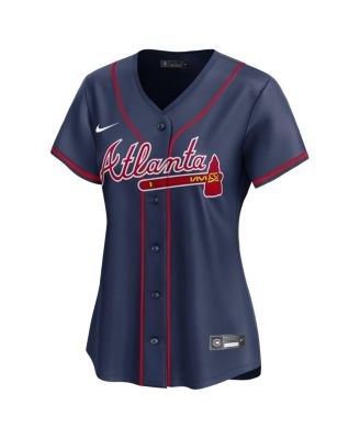 Women's Ronald Acu&ntilde;a Jr. Navy Atlanta Braves Alternate Limited Player Jersey