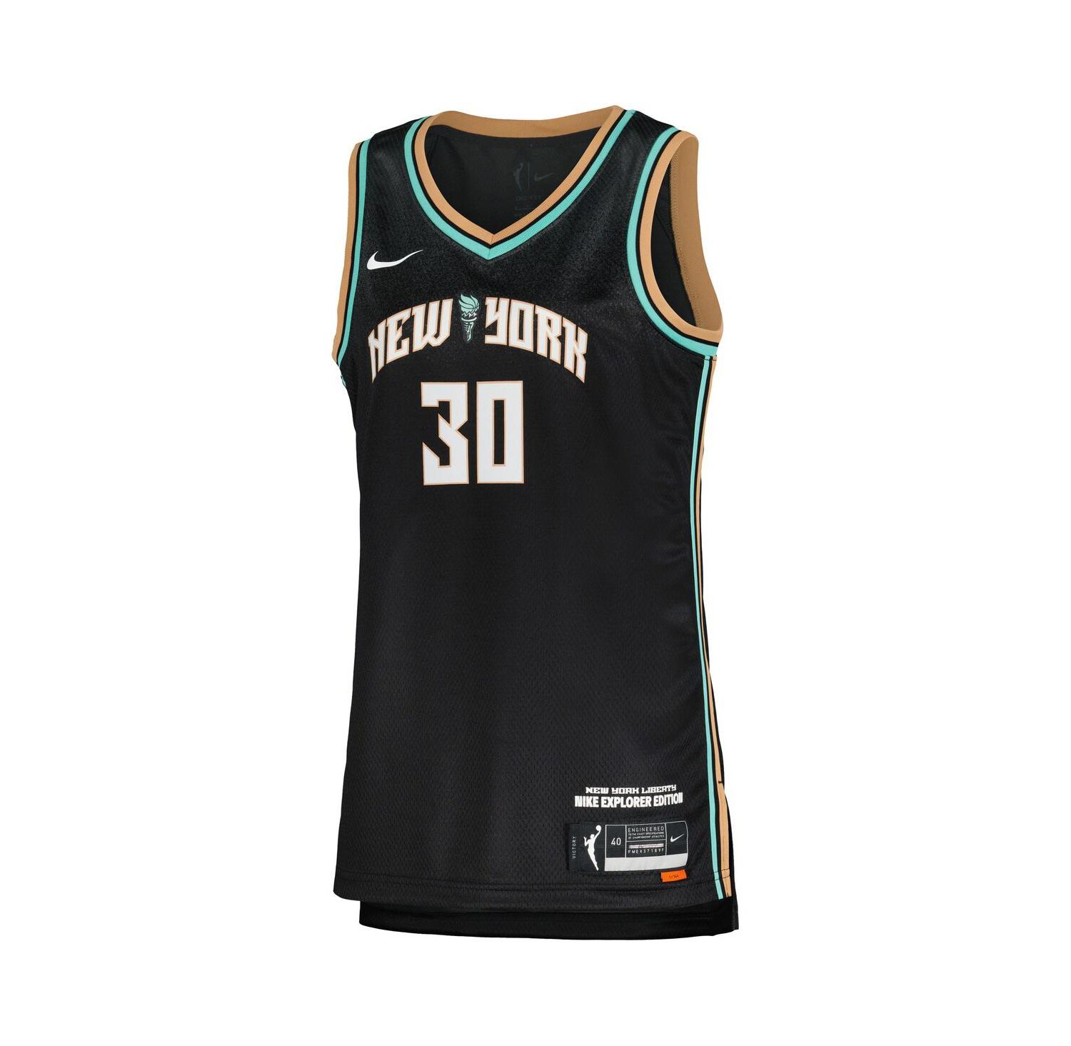 Women's Breanna Stewart Black New York Liberty Explorer Edition Victory Jersey