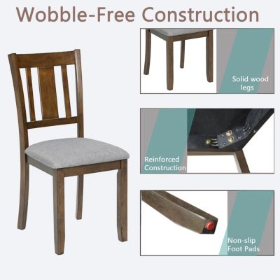 Padded Dining Chair Set (4)