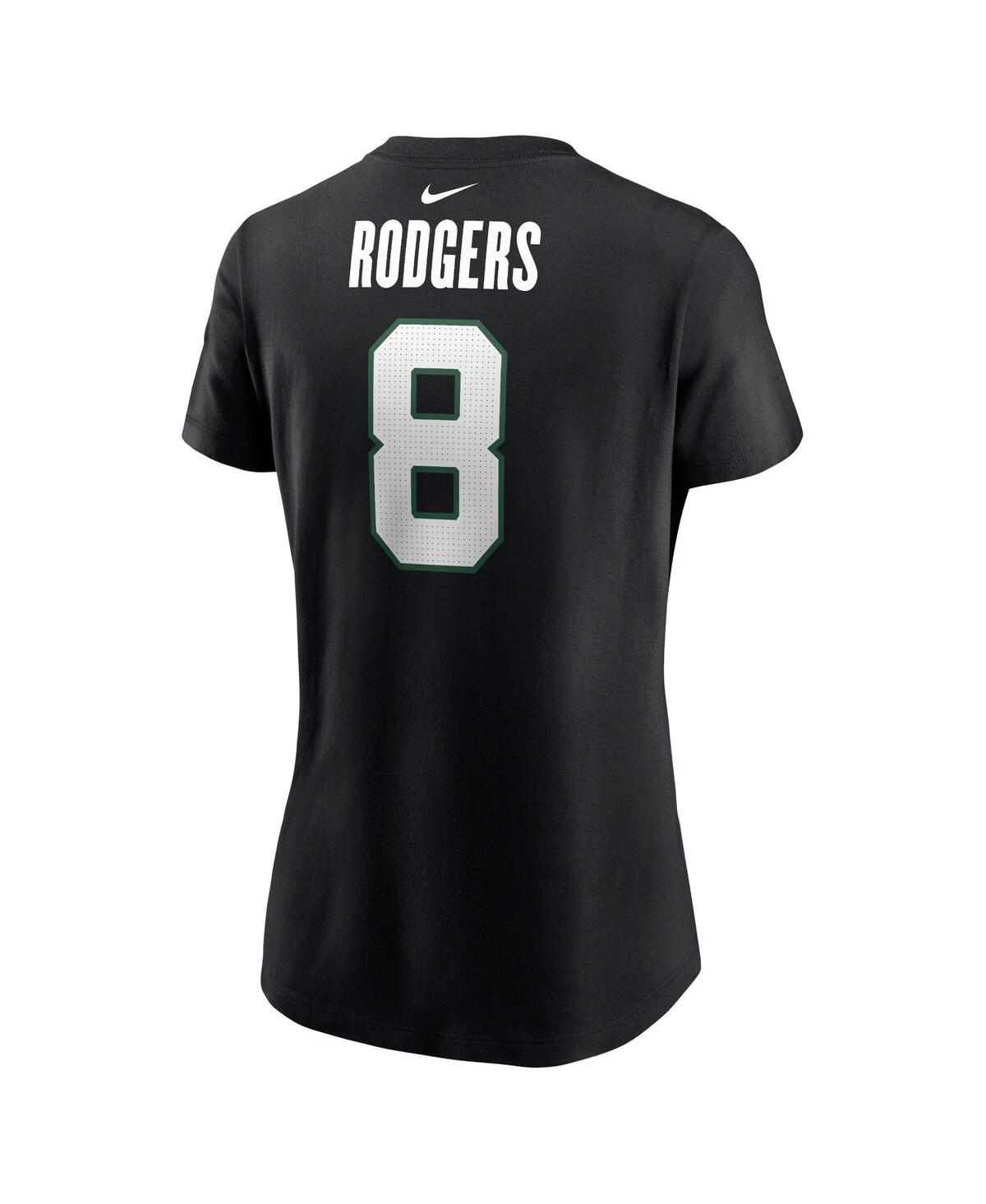 Nike Women's Aaron RodgersNew York Jets Name Number T-Shirt - Black
