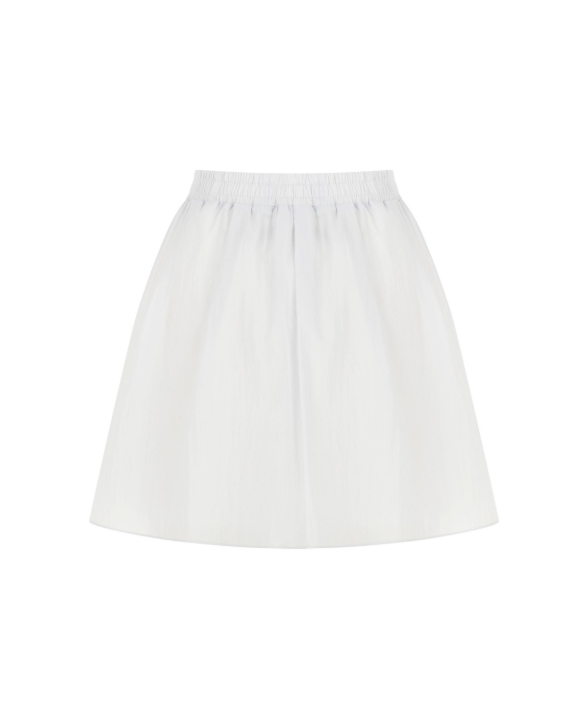 Women's Pleated Mini Skirt - White