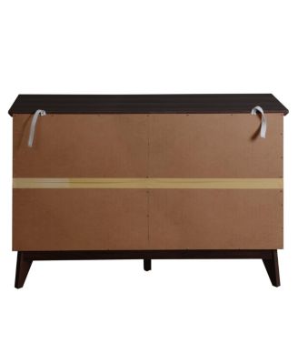 White 6-Drawer Double Dresser 47.2" W X 15.74" D X 30.7"H