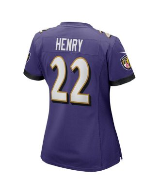 Women's Derrick Henry Purple Baltimore Ravens Game Player Jersey