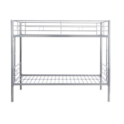 Metal Bunk Bed Silver