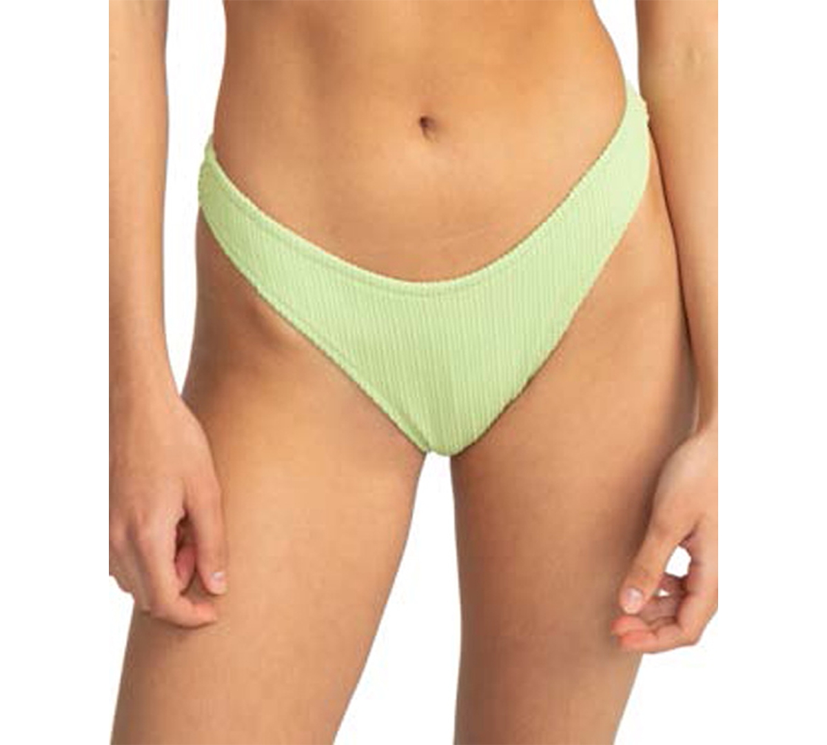 Juniors' Aruba High-Leg Cheeky Bikini Bottom - Margarita