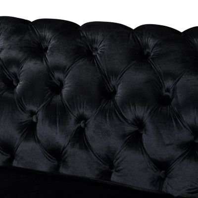  84" Tufted Velvet Sofa Set