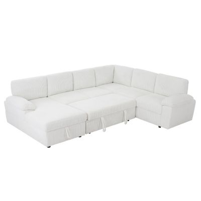Modular Sectional Sleeper Sofa with free L/U shape