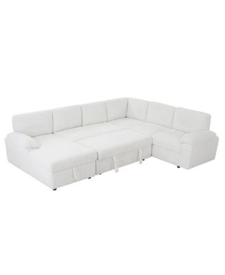 Modular Sectional Sleeper Sofa with free L/U shape