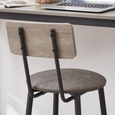 Streamdale Upholstered Stool with Shelf
