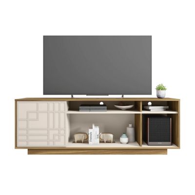 Streamdale Contemporary TV Stand For TVs Up To 70", Oak
