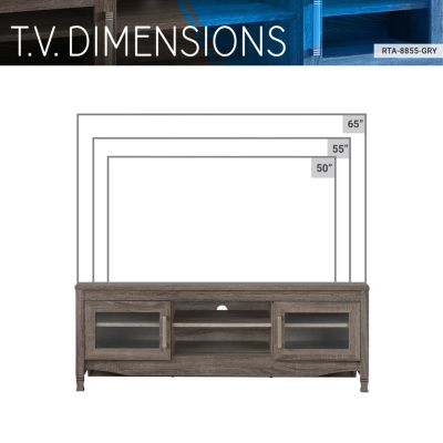 Streamdale Grey Driftwood TV Stand