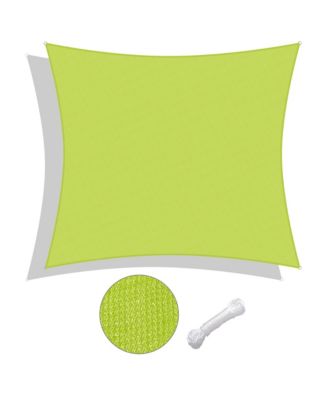 23x22 Ft 97% UV Block Rectangle Sun Shade Sail Canopy Outdoor Patio Garden Yard