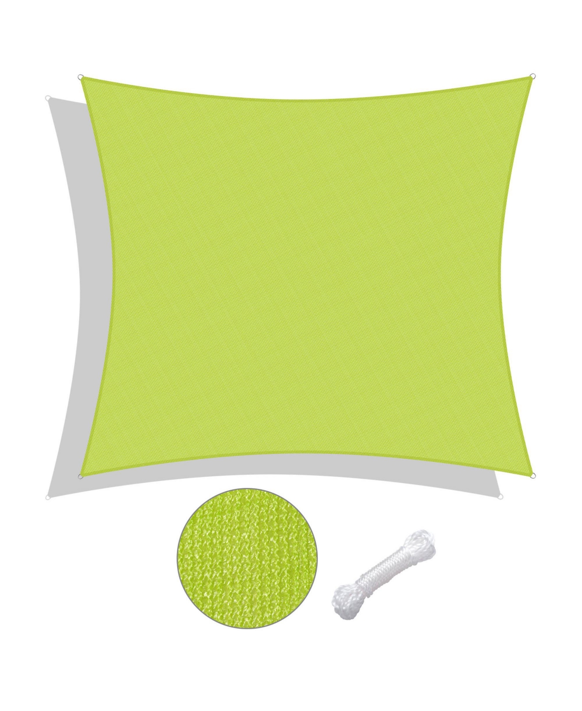 23x22 Ft 97% Uv Block Rectangle Sun Shade Sail Canopy Outdoor Patio Garden Yard