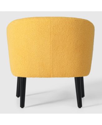 29" Wide Mid Century Modern Club Barrel Accent Armchair, Set of 2