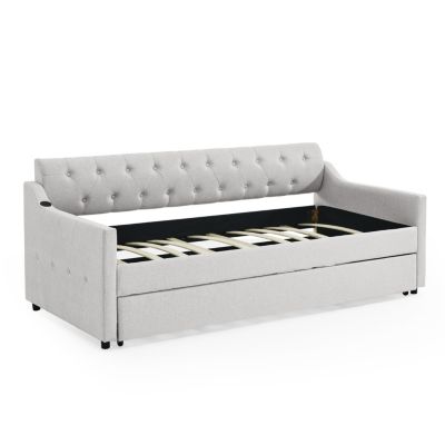  Daybed with Trundle and USB Charging