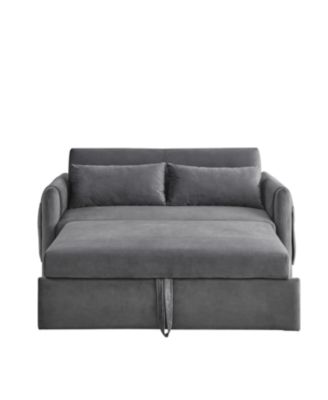 Streamdale 55" Modern Convertible Velvet Sofa Bed