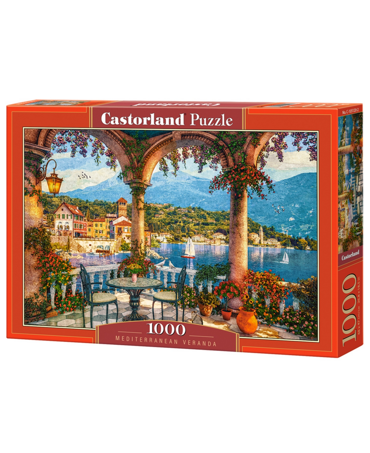 Castorland Mediterranean Veranda 1000 Piece Jigsaw Puzzle