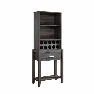 Streamdale Wine Cabinet Distressed Grey