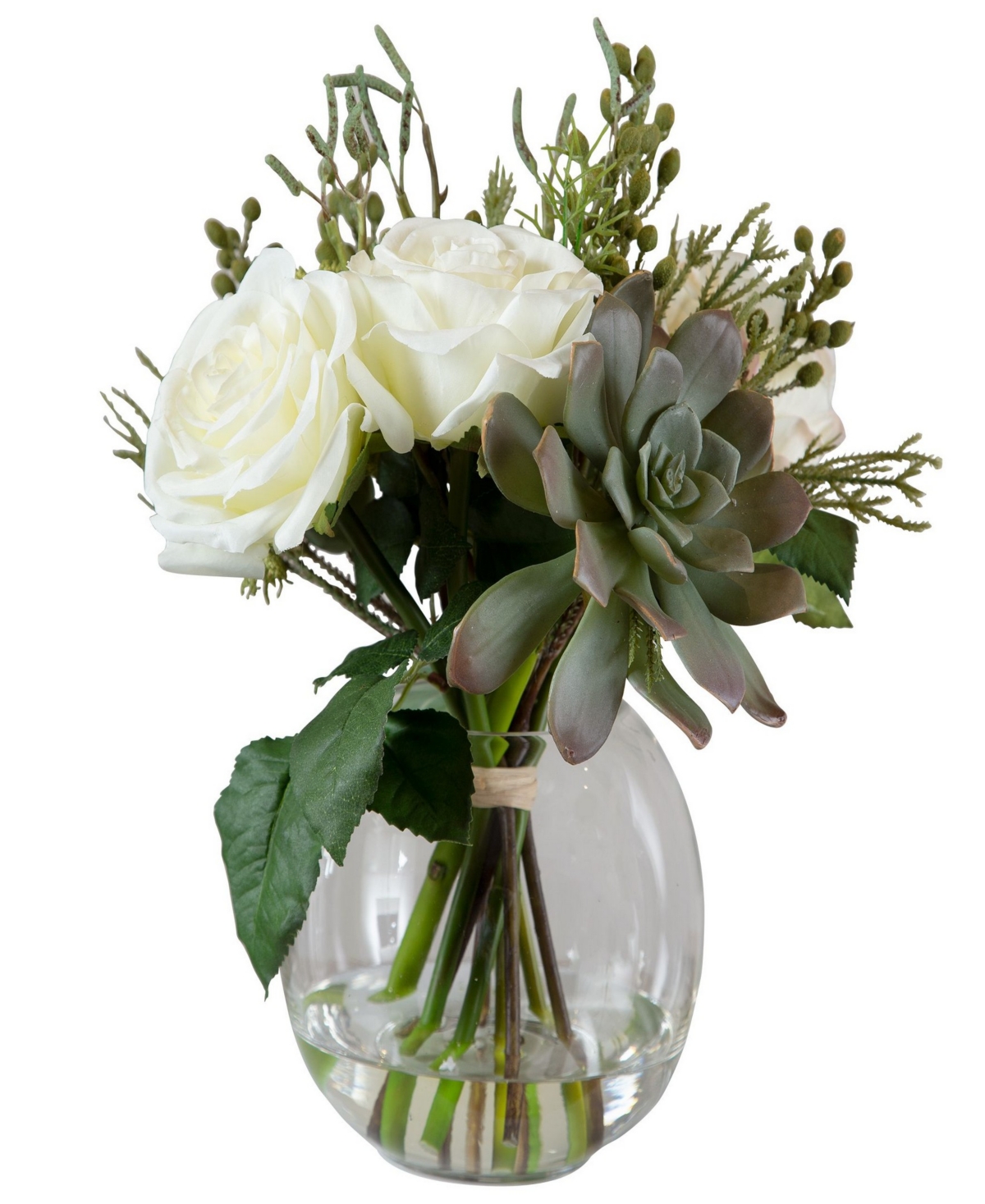 Uttermost Belmonte Floral Bouquet In Green