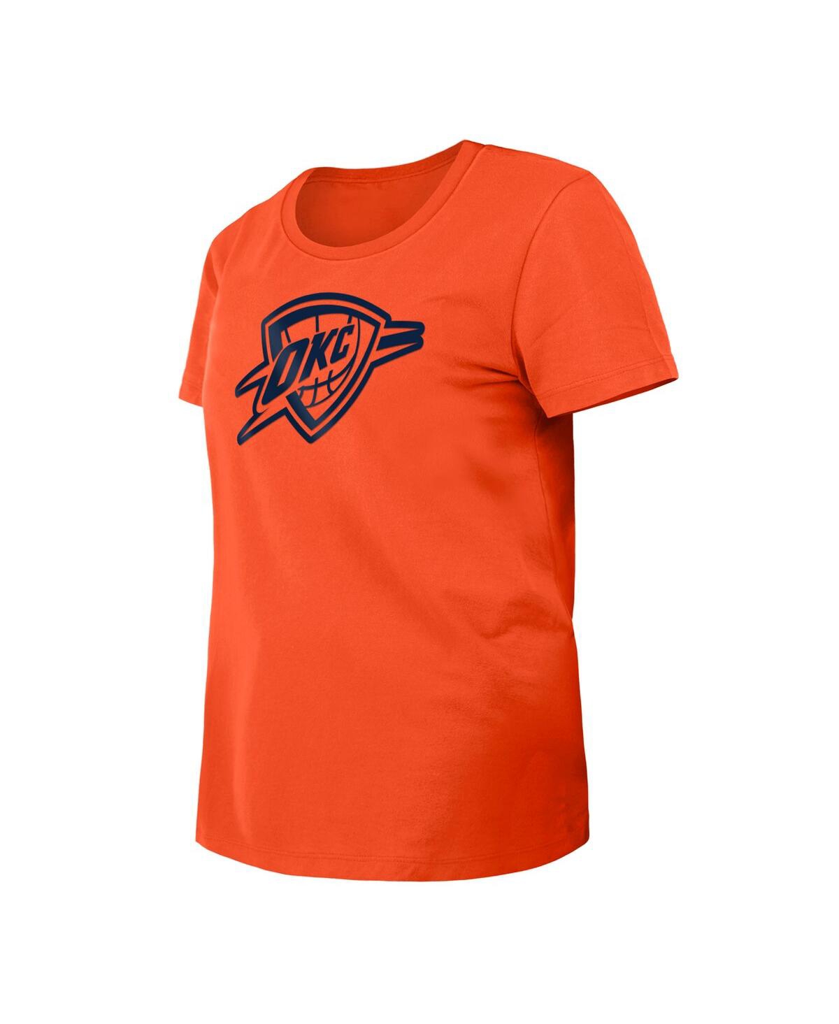 New Era Men'sOklahoma City Thunder 2023/24 City Edition T-Shirt - Orange