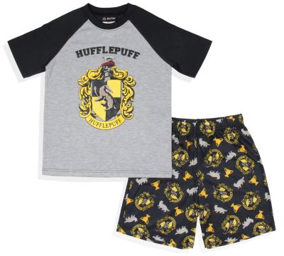 Big Boys Hogwarts Castle All Houses 2 Piece Raglan Pajama Set