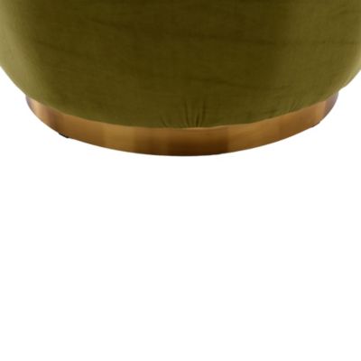 Streamdale Velvet Swivel Barrel Chairs for Living Room or Office