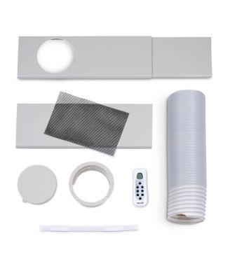 Portable Air Conditioner and Heater, 14,000 BTUs (8,500 BTU, DOE), Cools 525 sq. ft., Easy Setup Window Venting Kit and Remote Control