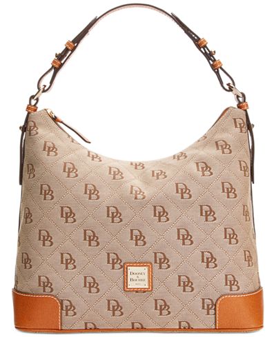 Dooney & Bourke Americana Signature Erica Hobo, A Macy&#39;s Exclusive Style - Handbags ...