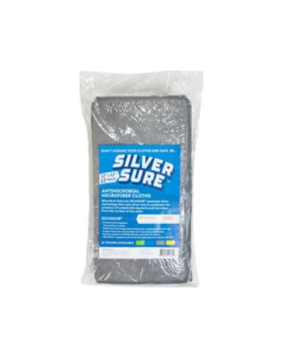 Silversure Antimicrobial Cleaning Cloths (12 Pack), 12x12 in., Reusable, Multi-Purpose, Color Options