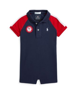 Polo Ralph Lauren Baby Boys Team USA Cotton Mesh Polo Shortall Macy s