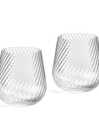 Swirl Tumbler Glass, Set of 2