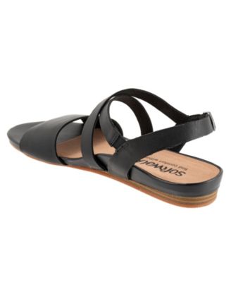 SoftWalk Women's Sz 9.5 Calimesa Sandal Thong Slides Slip On Casual Flats | UK