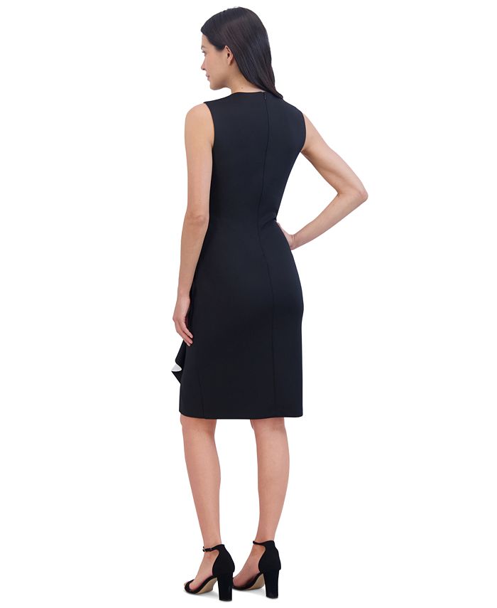 Jessica Howard Women's Sheath Butterfly SleeveDress Navy Size 14