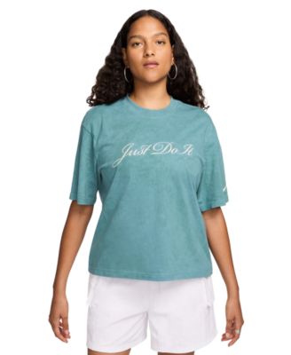 Women's Sportswear Cotton Crewneck Short-Sleeve T-Shirt