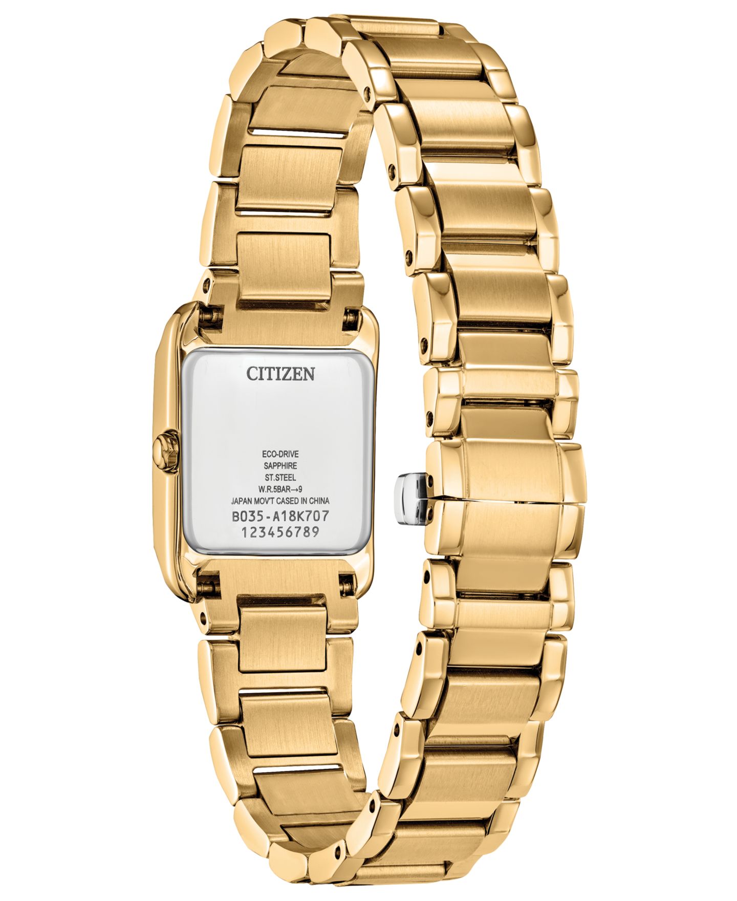 Женские часы Citizen Eco-Drive Bianca Gold-Tone Stainless Steel Bracelet Watch 28mm — фото 2