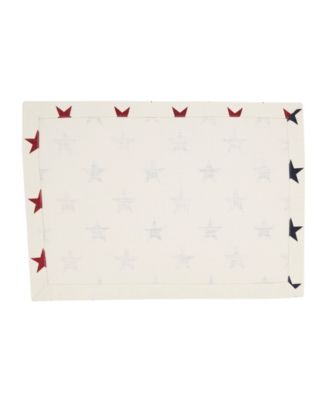 Americana Stars Placemat Set of 4, 14"x20"