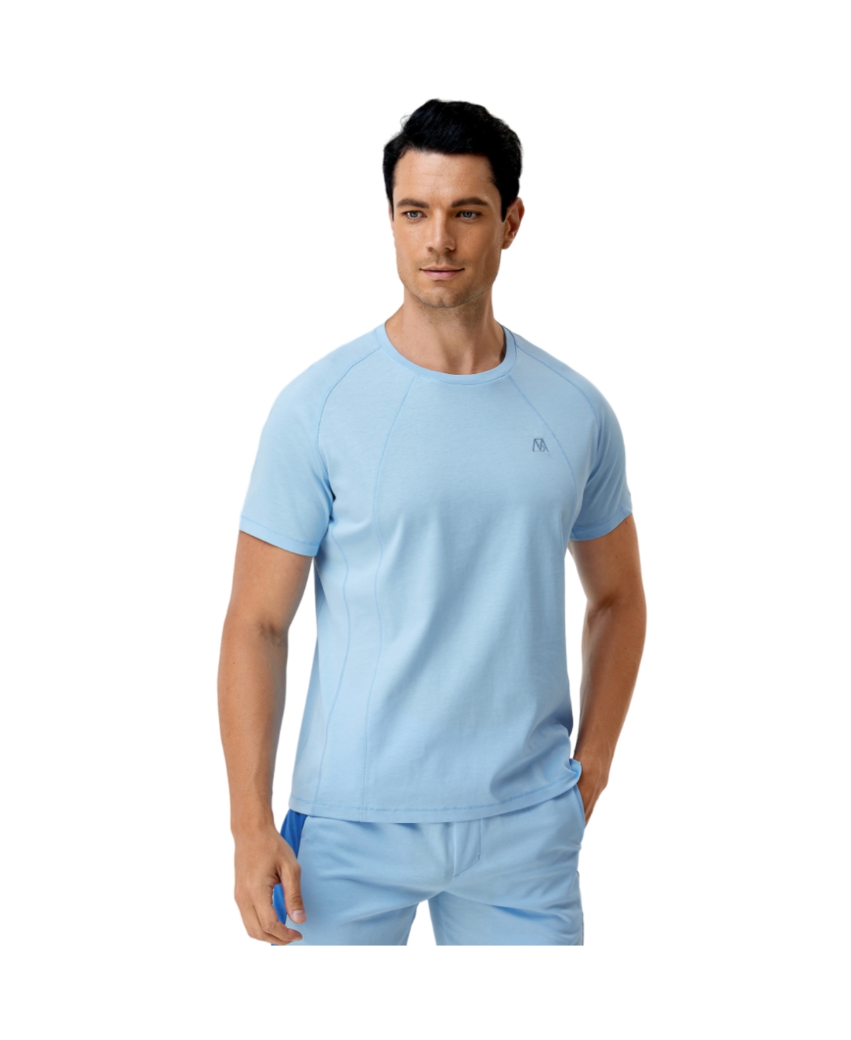 Men's Bellemere Men s Seam-Detailed T-Shirt - Blue