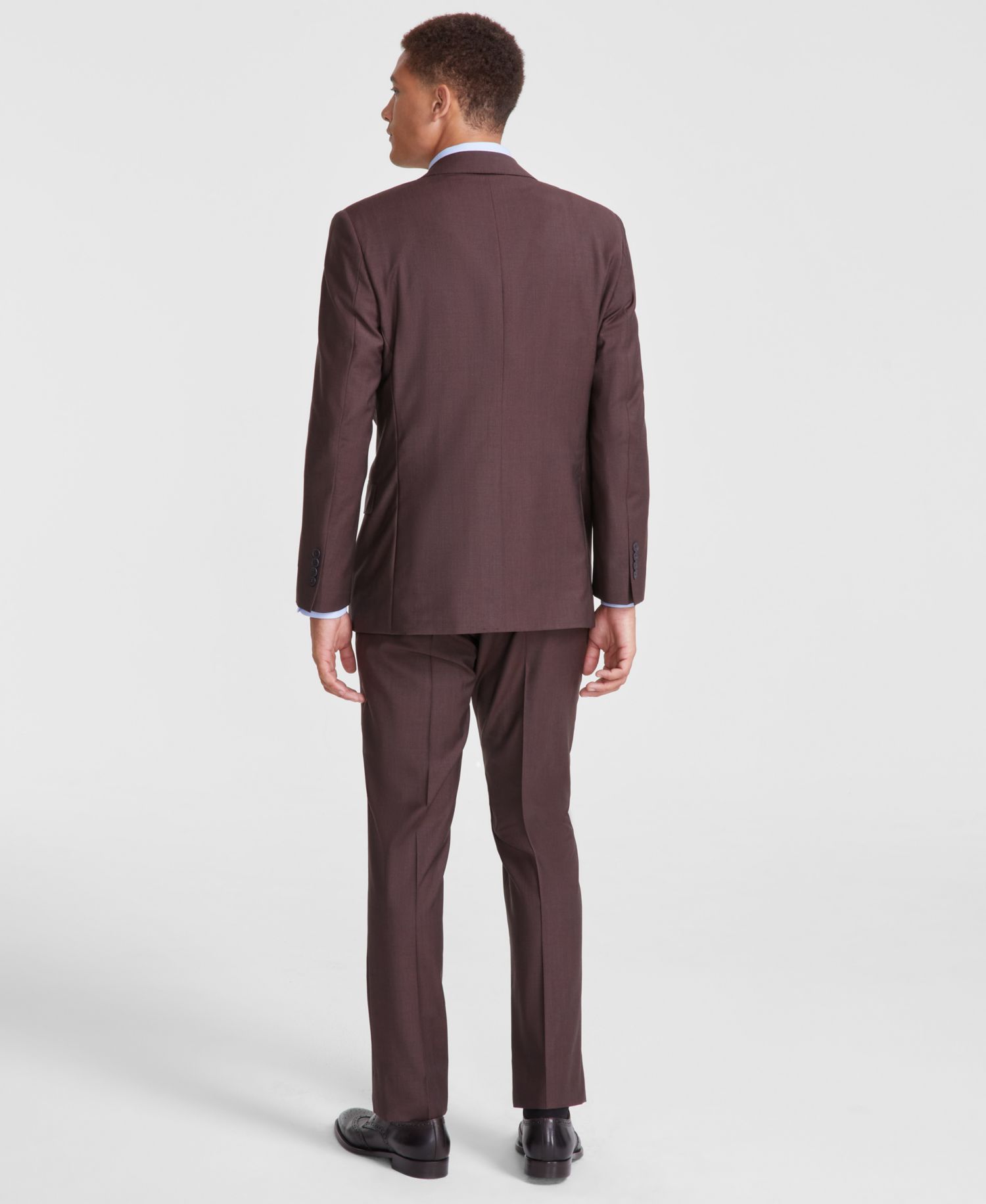 Men's Classic-Fit Wool Blend Suit Separates