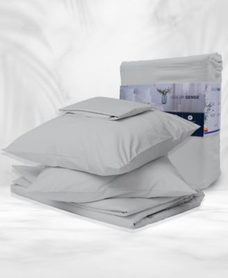 800 Thread Count Cotton Blend 4 Pc Sateen Sheet Set, Queen