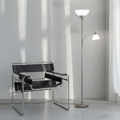 Sky Dome Plus 72" LED Torchiere Floor Lamp with 1 Reading Arm