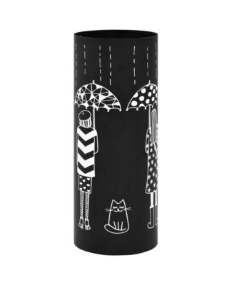 Umbrella Stand Women Steel Black
